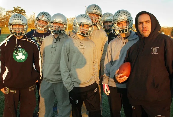 QBs in a group training session